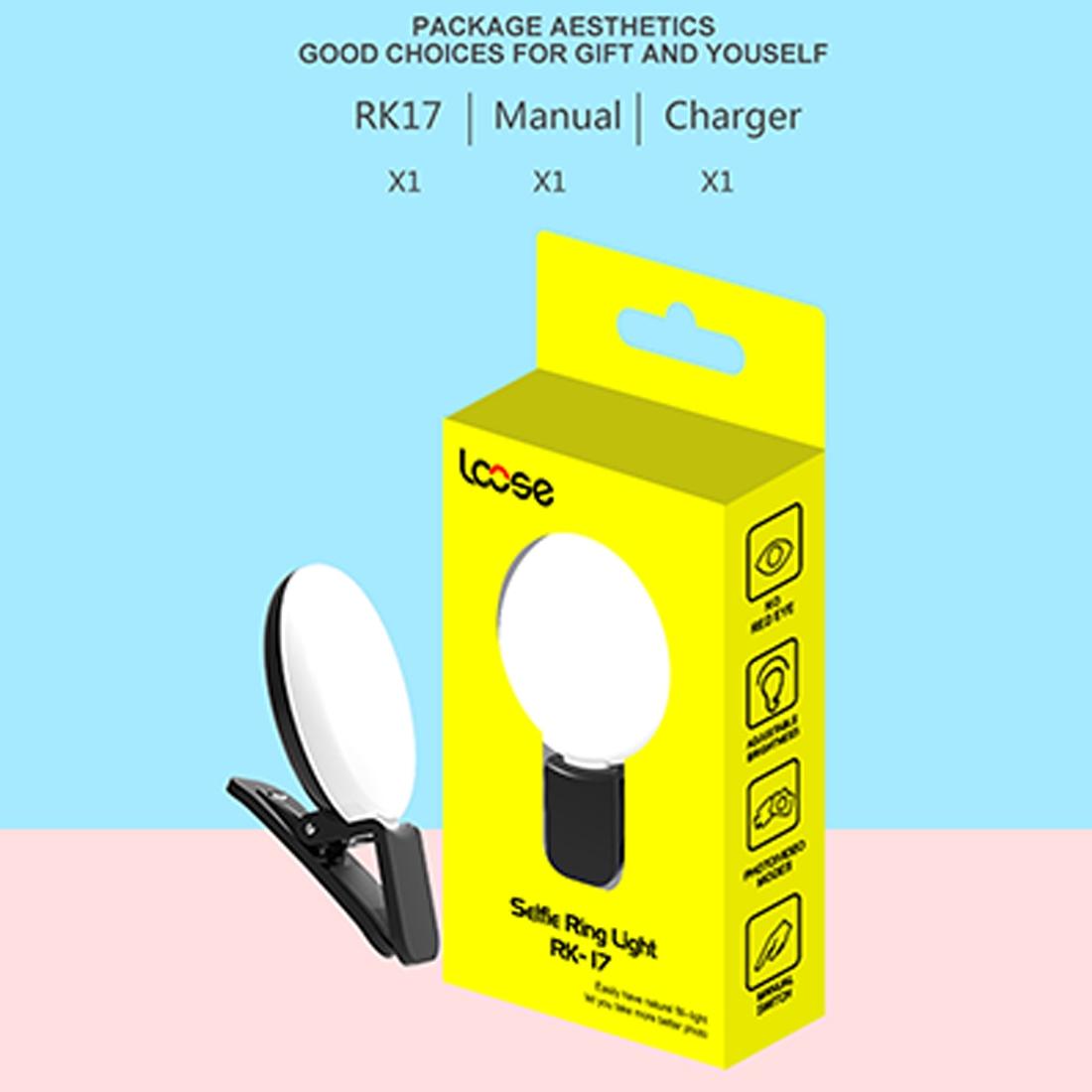 Portable Mini Beauty Light for Smartphones - 3 Brightness Levels 9 Led Warm / White - Iphone Galaxy Huawei Xiaomi Lg Htc - Pink 11