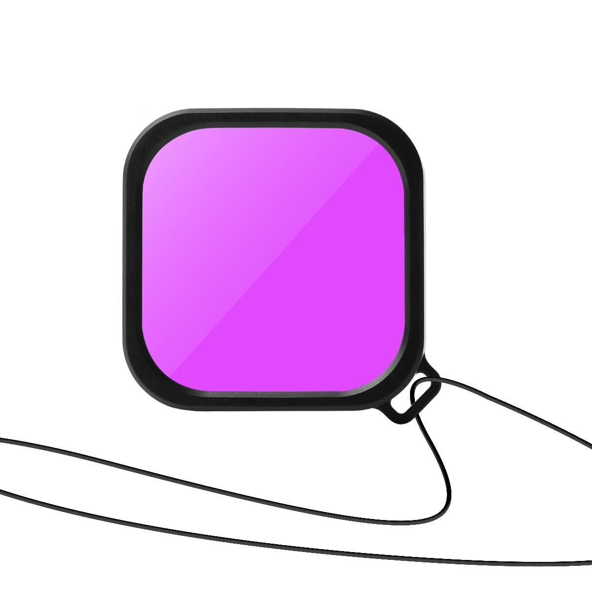 Waterproof Touch Case with Colour Lens Filter for Gopro Hero10 / Hero9 - Pink 9