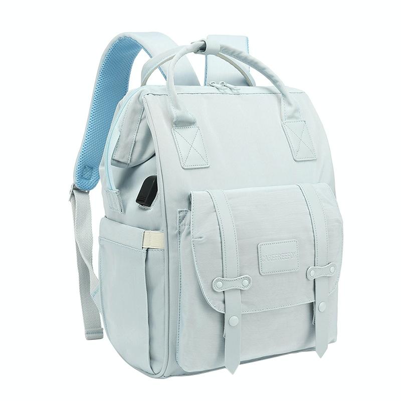 Convertible Diaper Bag Backpack for Baby Care - Classic Grey 14