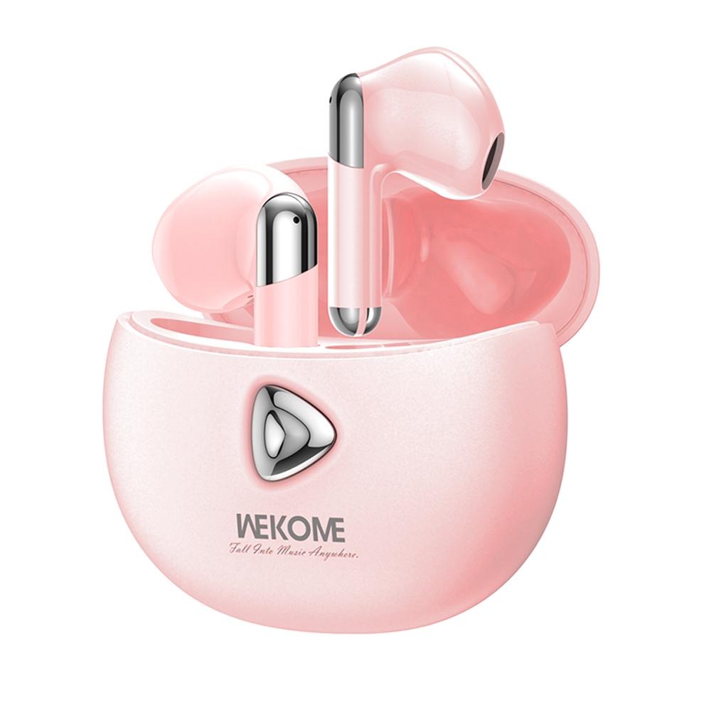 Wireless Noise-canceling Earphones - Wk V53 Dot Colour Series - Pink