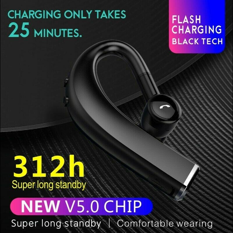 Wireless Business Sports Bluetooth Earphones - Fast Charging Bluetooth 5.0 - Pink 12