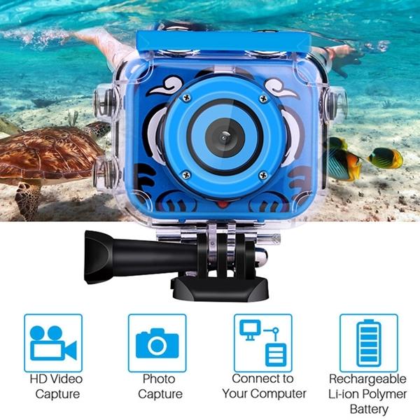 Waterproof 5.0mp Kids' Digital Camera with 1.77 Screen - G20 - Pink 9