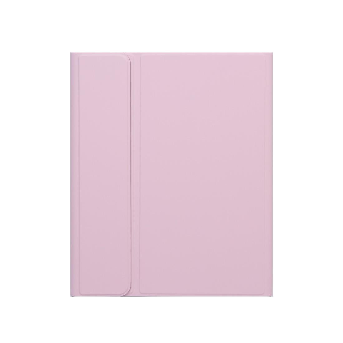 Detachable Bluetooth Keyboard Tablet Case For Ipad Pro 11 With Touchpad Pen Slot & Backlight - Plain Texture - Pink 3