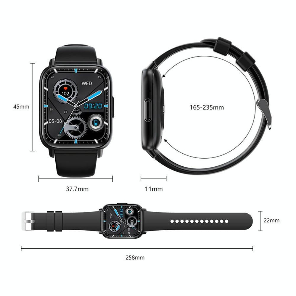 1.83 Inch Ip68 Waterproof Smart Watch Support Body Temperature Monitoring / Heart Rate / Blood Oxygen / Blood Pressure Monitoring - Pink 3