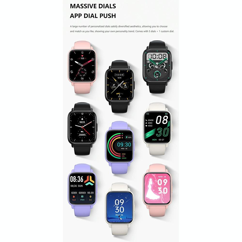 1.83 Inch Ip68 Waterproof Smart Watch Support Body Temperature Monitoring / Heart Rate / Blood Oxygen / Blood Pressure Monitoring - Pink 13