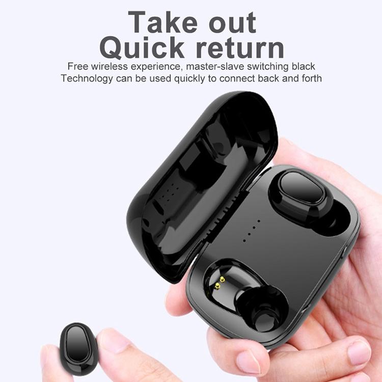 Wireless Bluetooth 5.0 Earphones with 9d Sound & Charging Box - Pink 5
