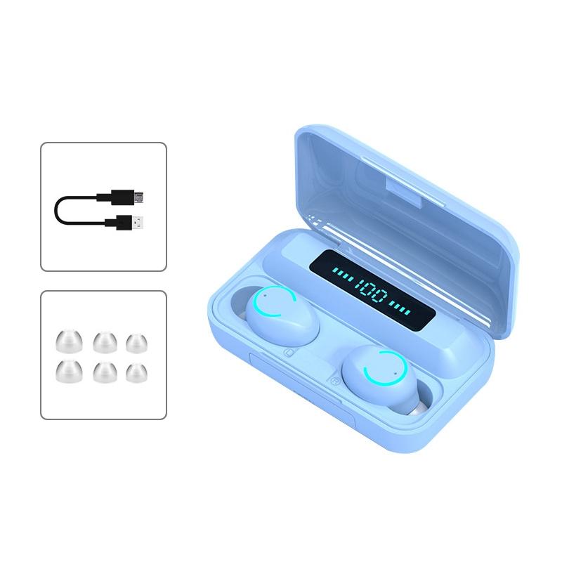 Wireless Noise-cancelling Earbuds with Charging Case - Pink 3