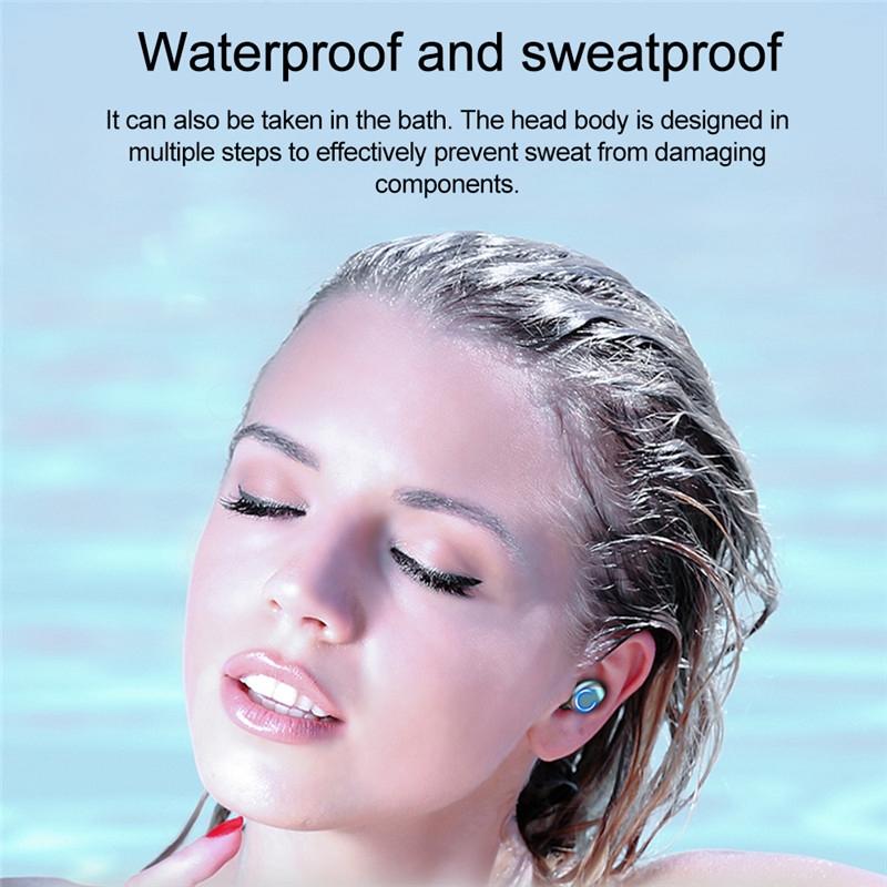 Wireless Noise-cancelling Earbuds with Charging Case - Pink 6