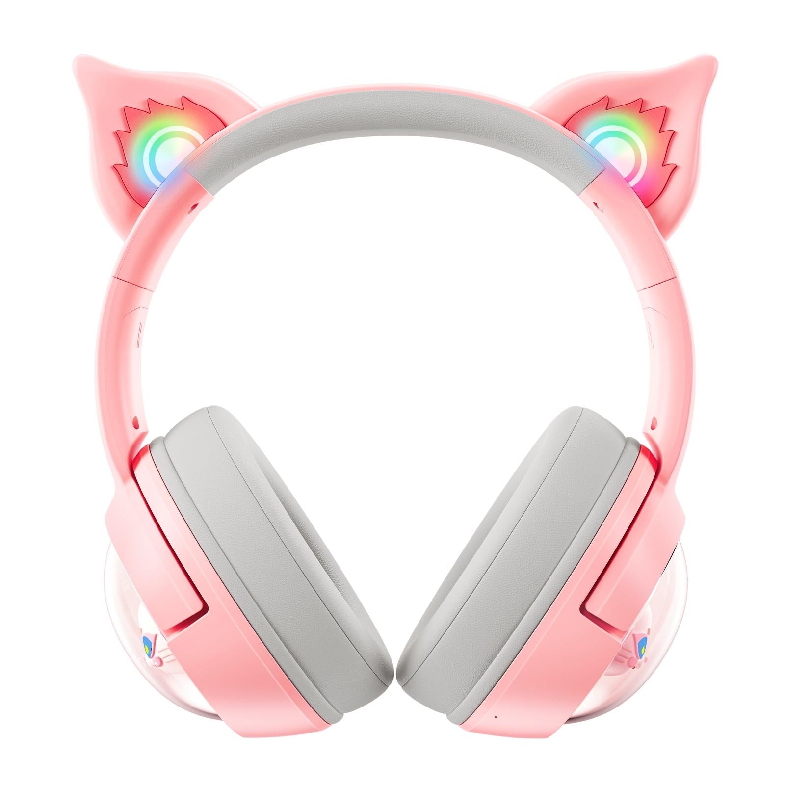 Wireless Cat Ear Bluetooth Headset Usb-C - Pink 9