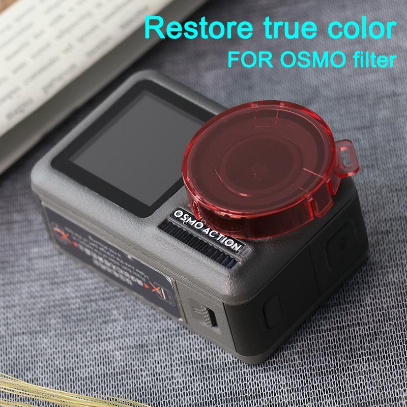 Round Lens Filter for Dji Action Camera - Pink 5