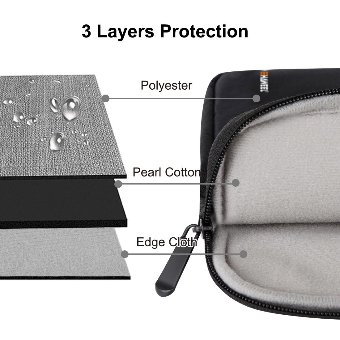 Zipper Sleeve Briefcase for Ipad Pro 9.7 and Other Tablets - Pink 6
