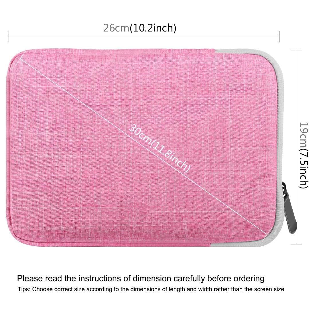 Zipper Sleeve Briefcase for Ipad Pro 9.7 and Other Tablets - Pink 14