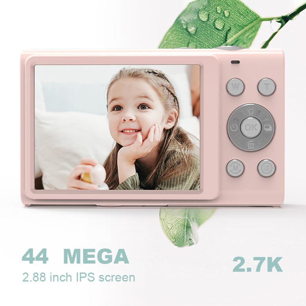 Full Hd 1080p Digital Camera with 44mp 16x Zoom - 2.4 Inch Screen for Children - Pink 5