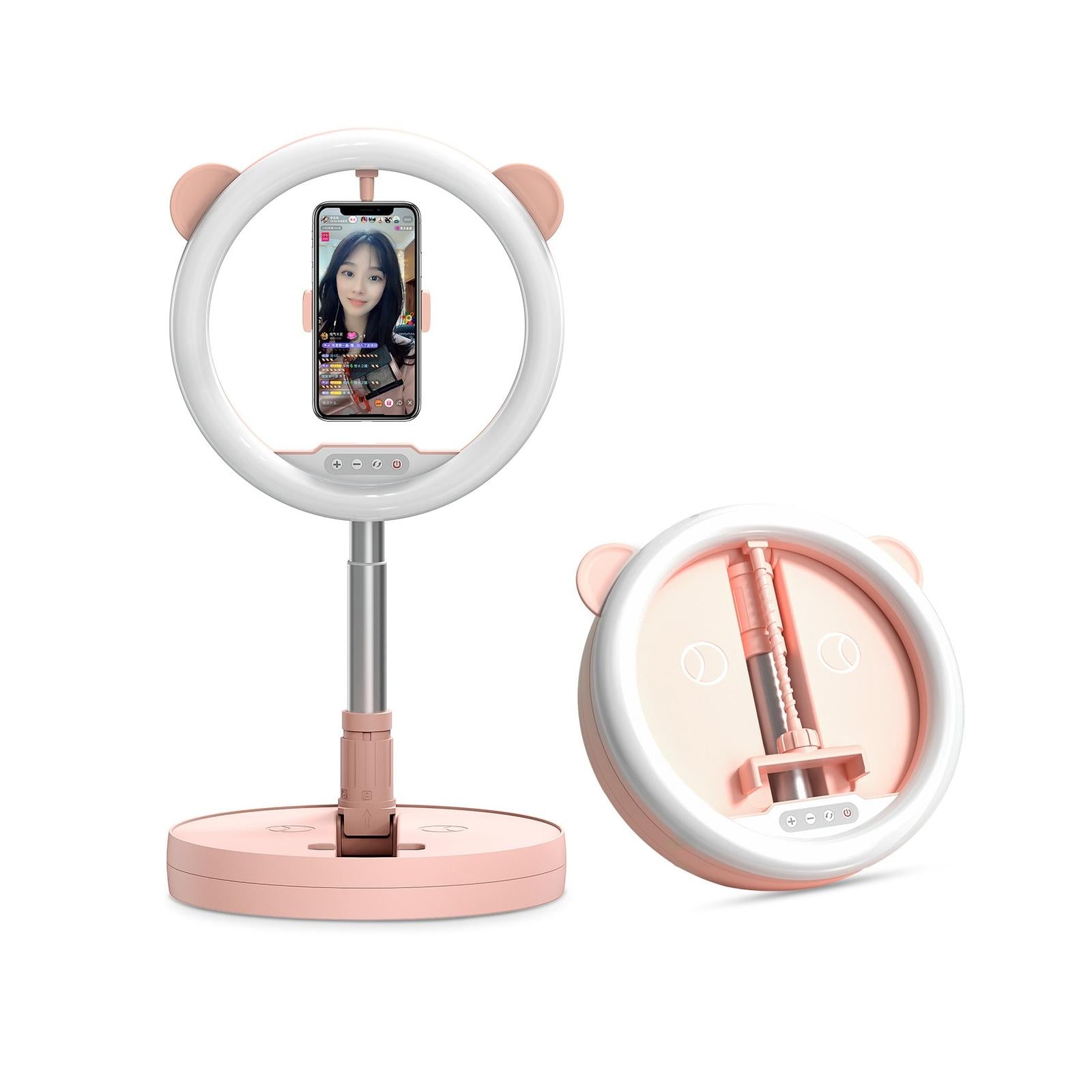 Portable Live Light Holder - Wk Wt-p11 - Pink 10