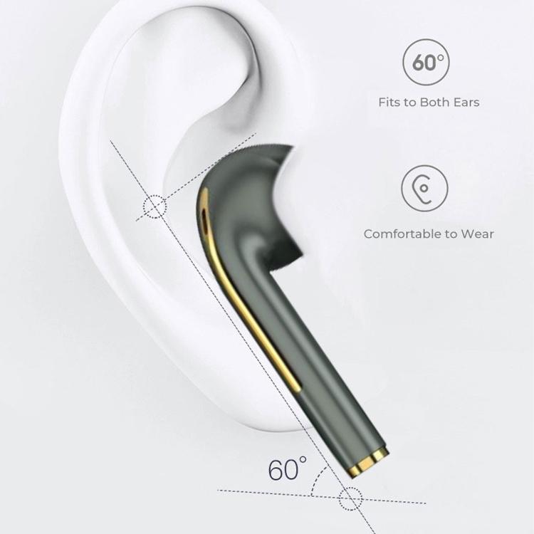 Wireless Binaural Bluetooth Earphones with Charging Box - J18 - Green 11