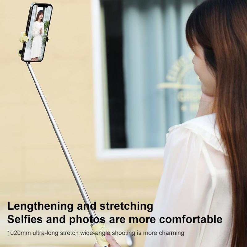 Wireless Selfie Stick with Remote Tripod - Compact Design - Green 7