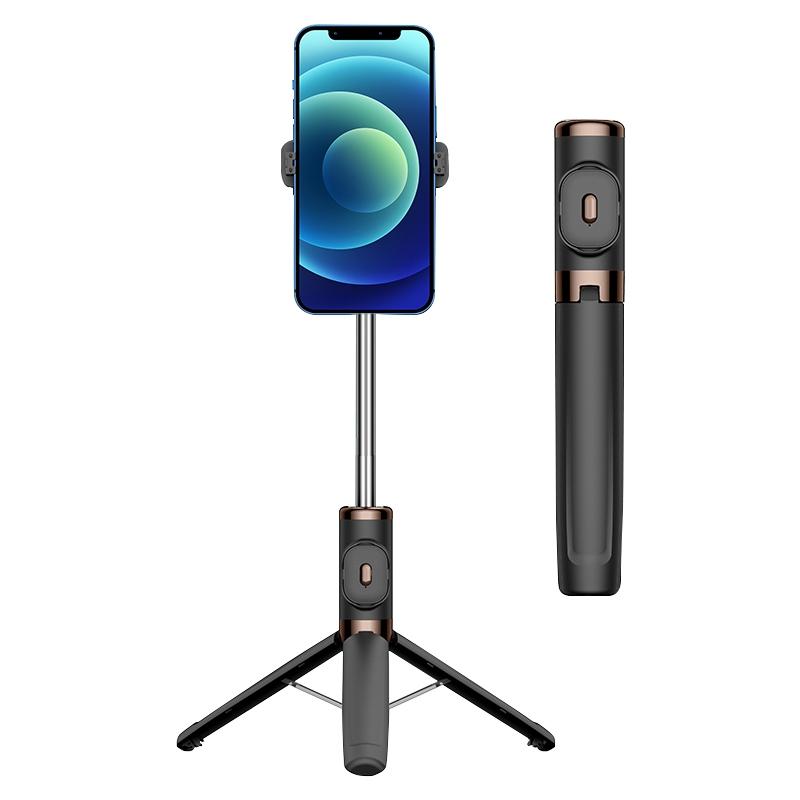 Wireless Selfie Stick with Remote Tripod - Compact Design - Green 9