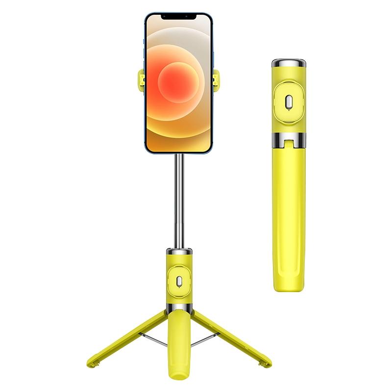 Wireless Selfie Stick with Remote Tripod - Compact Design - Green 14