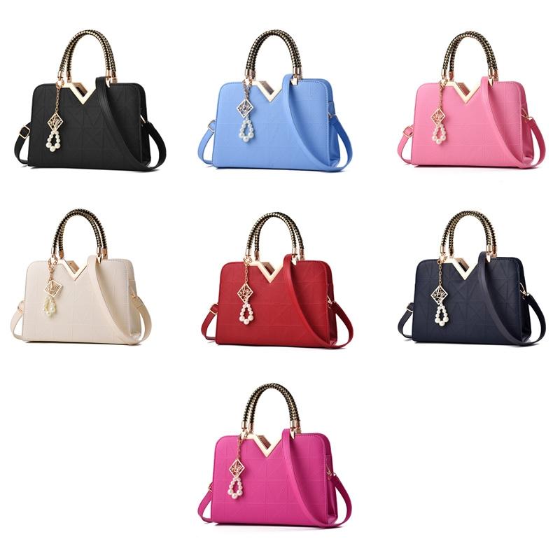Women Zipper Shoulder Bag with Phone Pocket and Crossbody Strap - White 5