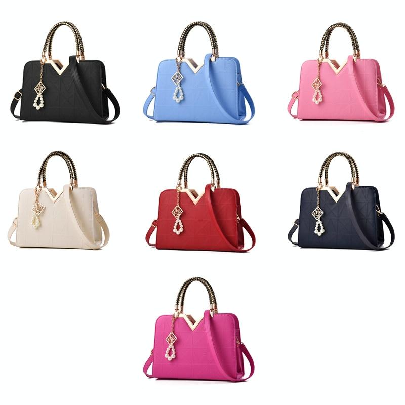 Women Zipper Shoulder Bag with Phone Pocket and Crossbody Strap - White 13
