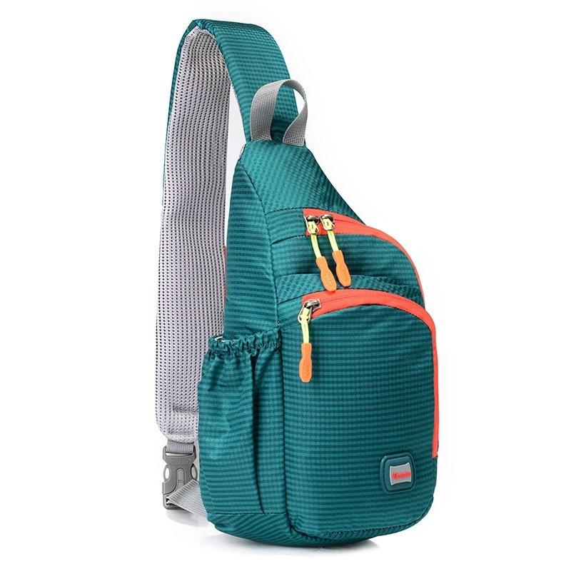 Large Capacity Chest Bag For Outdoor Sports Water Green