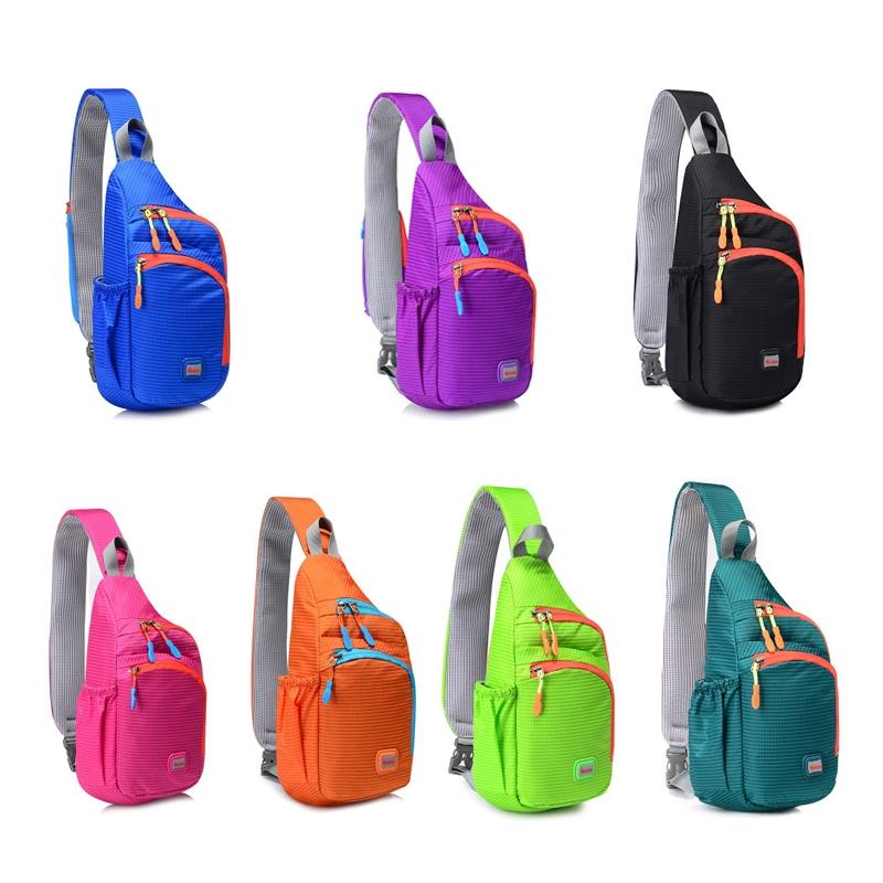 Large Capacity Chest Bag For Outdoor Sports Water Green 3