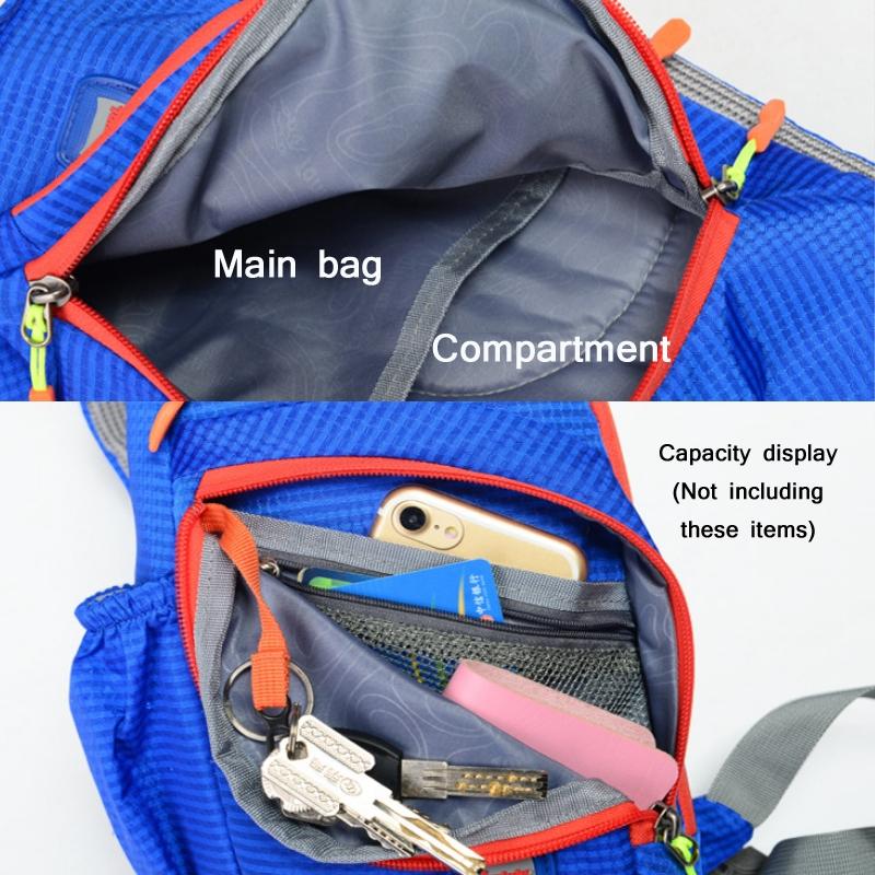 Large Capacity Chest Bag For Outdoor Sports Water Green 6