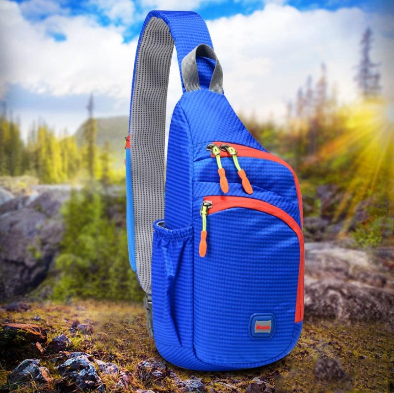 Large Capacity Chest Bag For Outdoor Sports Water Green 8