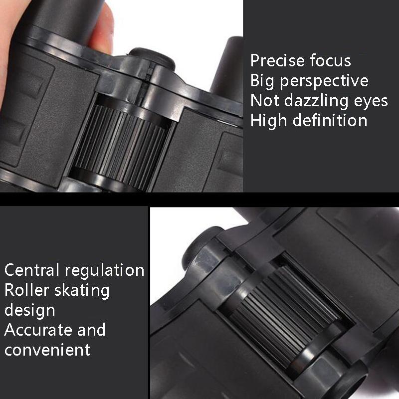 Hd Children's Binoculars for Students - Black 7