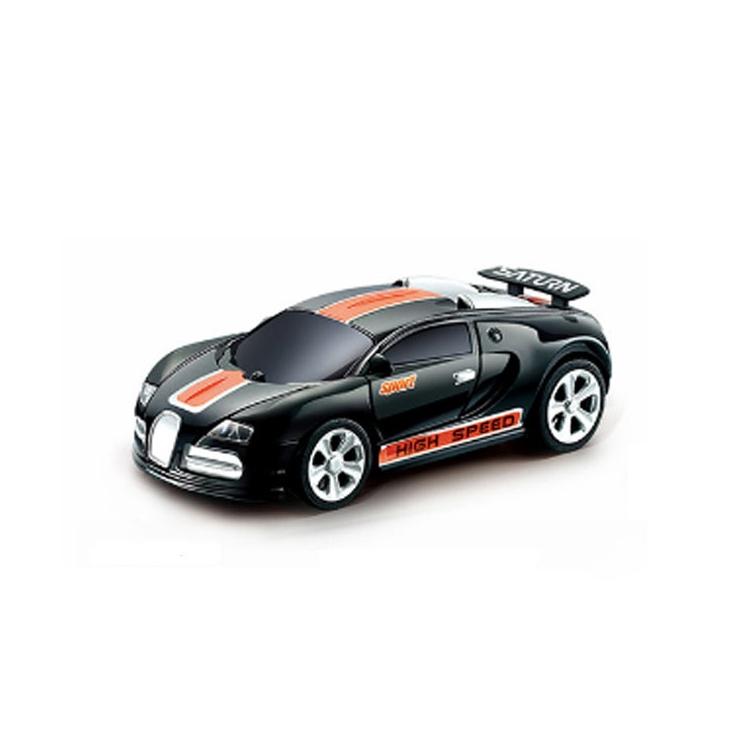 Mini Rc Car with Remote Control - Coke can Design - Gold 7