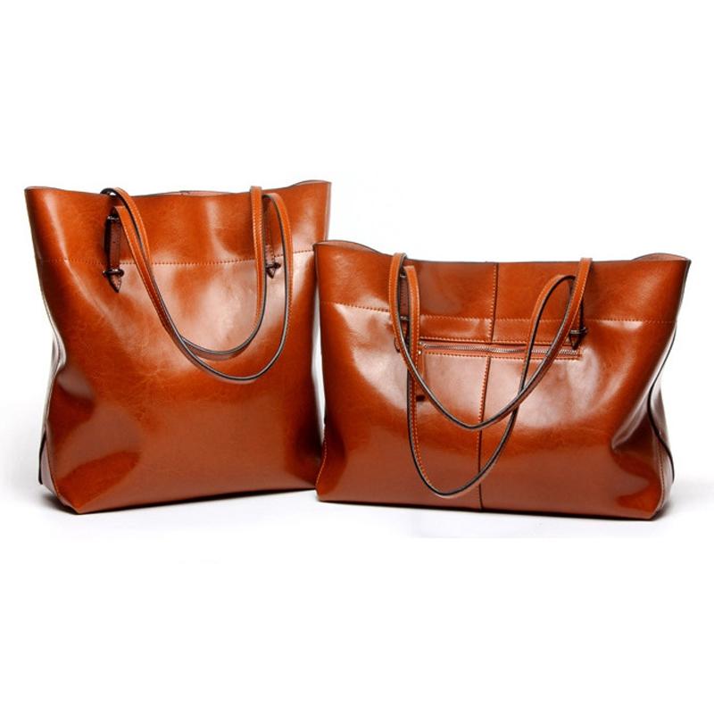 Stylish Shoulder Tote For Women - Vintage Wine Red