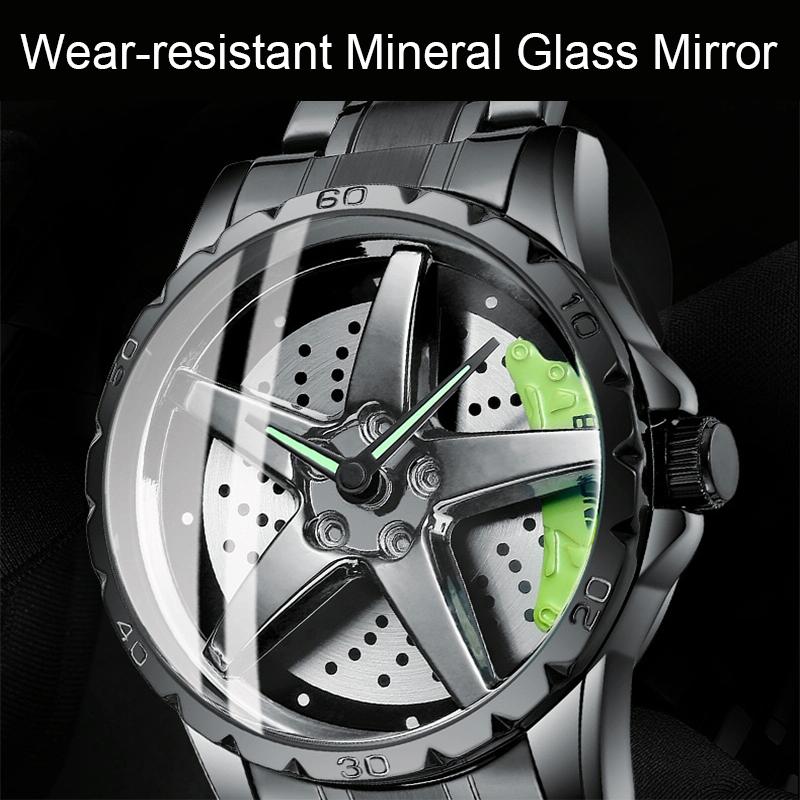 Waterproof Multifunctional Men Watch with Durable Dial - White Net-White-Red 5