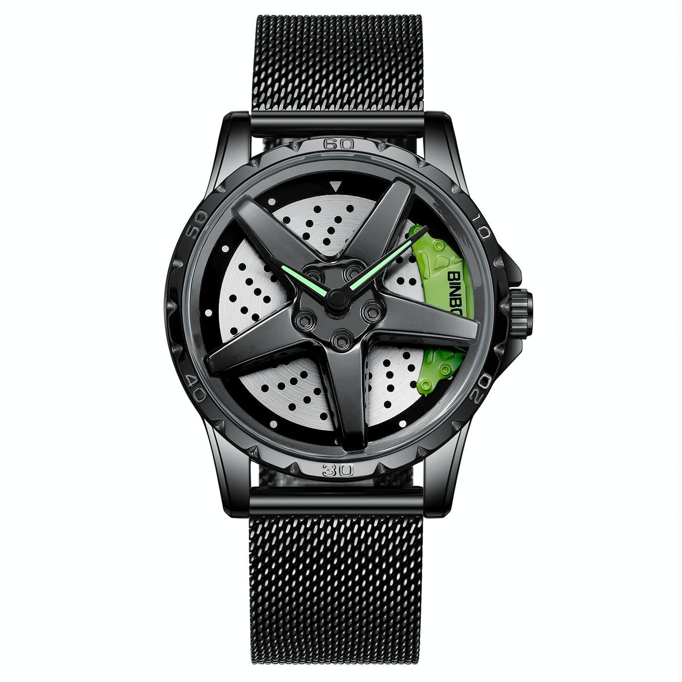 Waterproof Multifunctional Men Watch with Durable Dial - White Net-White-Red 14