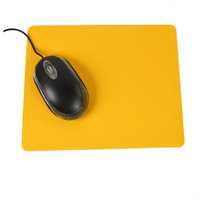 10 Piece Anti Slip Wrist Rest Mouse Pads For Office Computers - Yellow