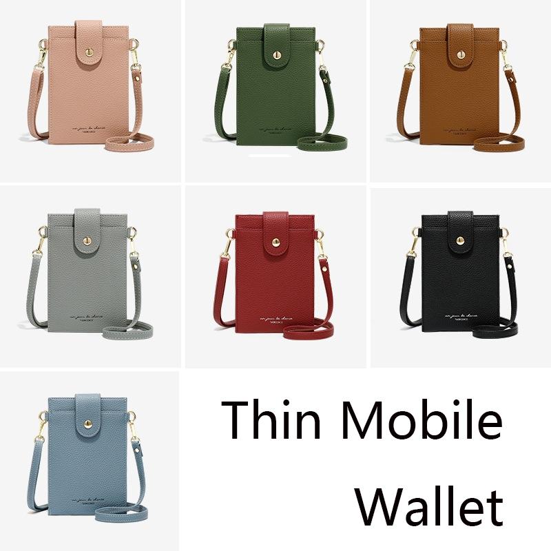 Stylish Thin Messenger Bag For Women - Gray 3