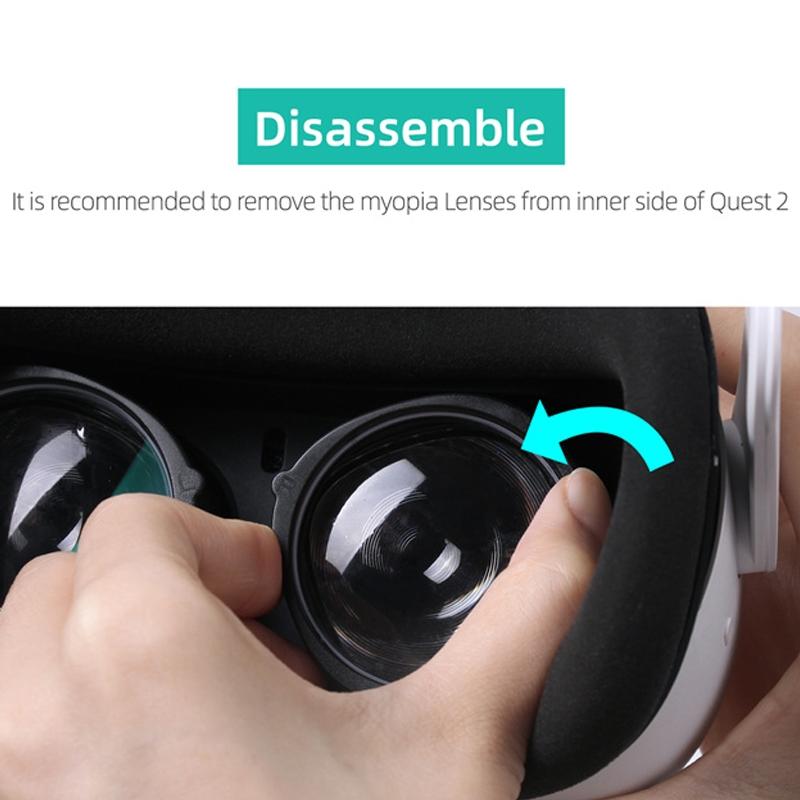 Oculus Quest 2 Myopia Lens Frame - Improved Fit - 500 Degrees 10