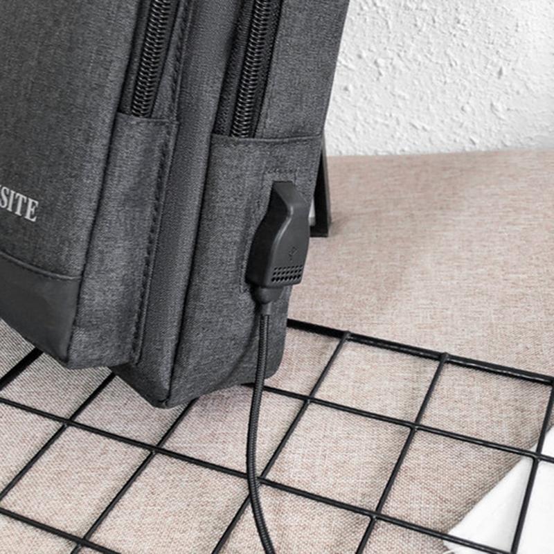 Men Crossbody Bag For Outdoor Sports Leisure - 3-Black 5