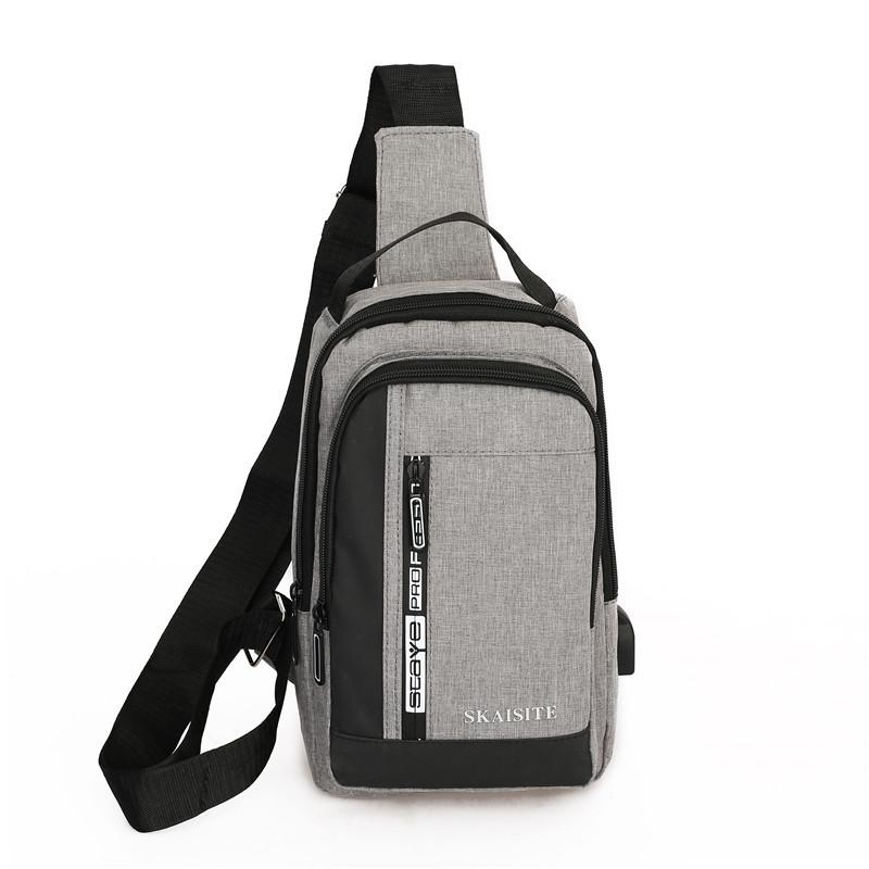Men Crossbody Bag For Outdoor Sports Leisure - 3-Black 12