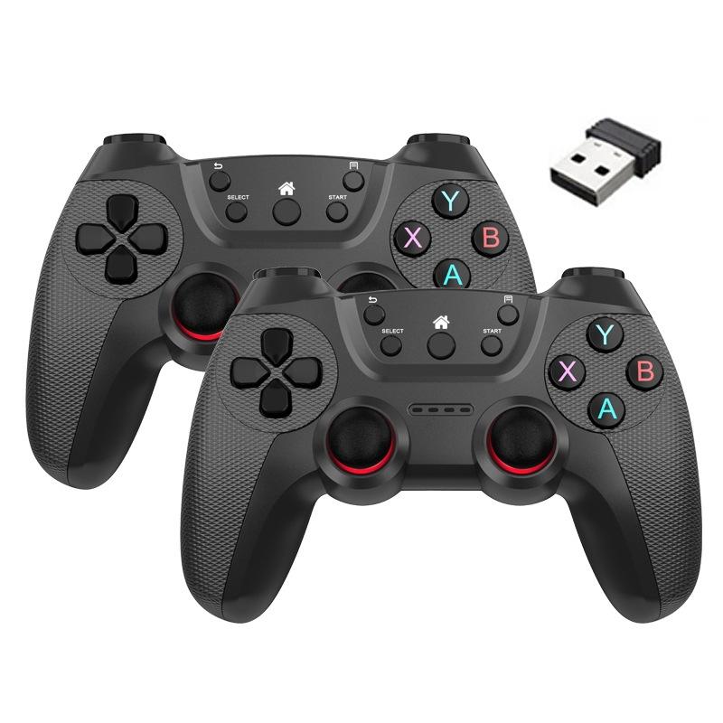 2.4g Wireless Controller for Pc Linux Android Tvbox - Supports Dual Connection - Battle Gray 9
