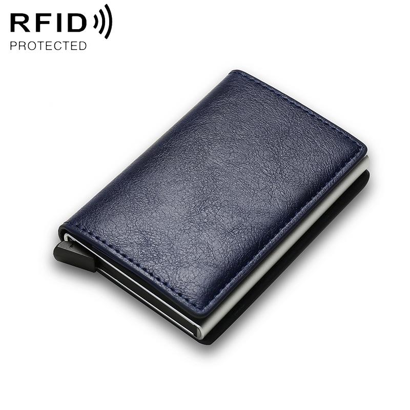 Carbon Fiber Rfid Wallet for Men - Coffee 8