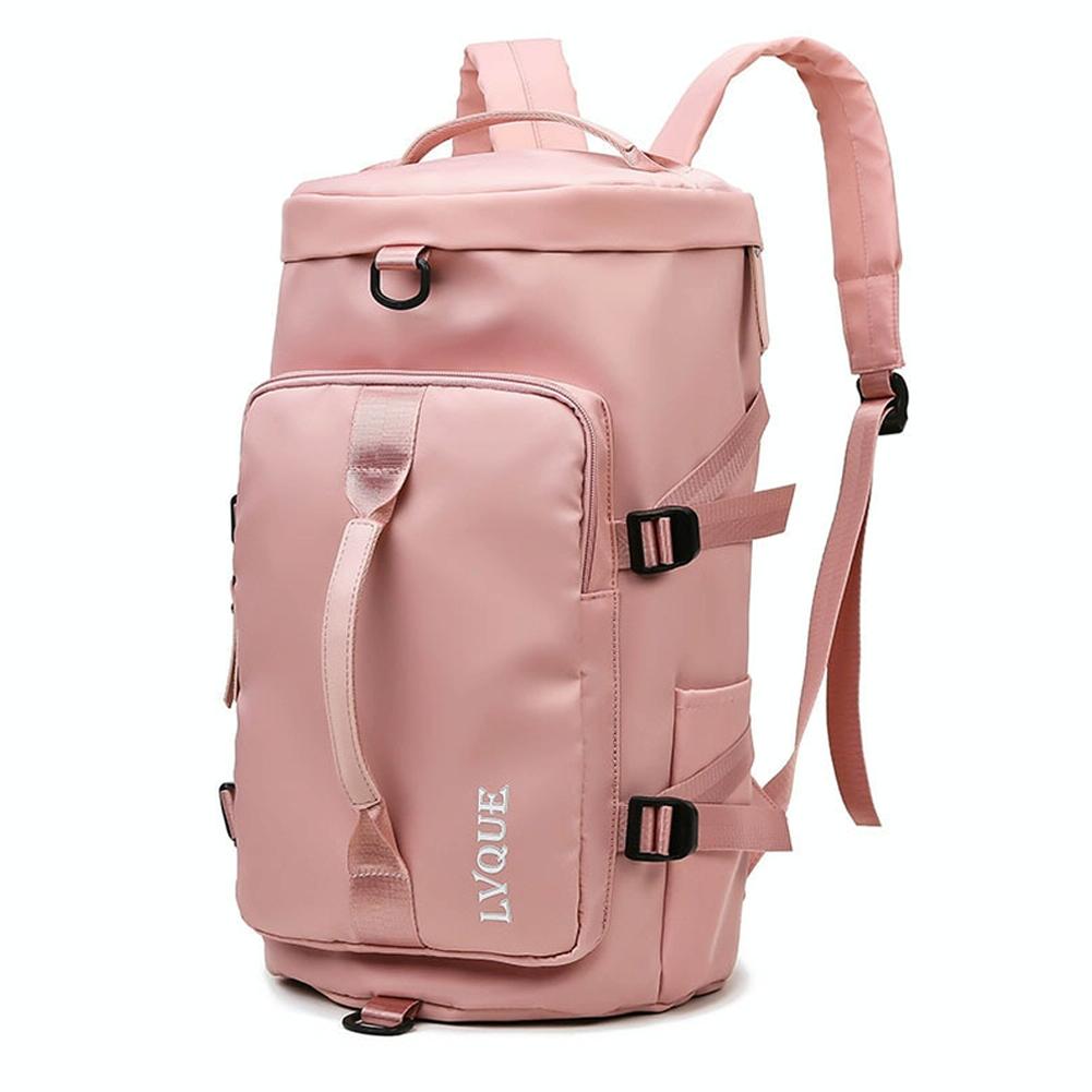 Waterproof Crossbody Travel Backpack - 375l Capacity - Light Pink 12