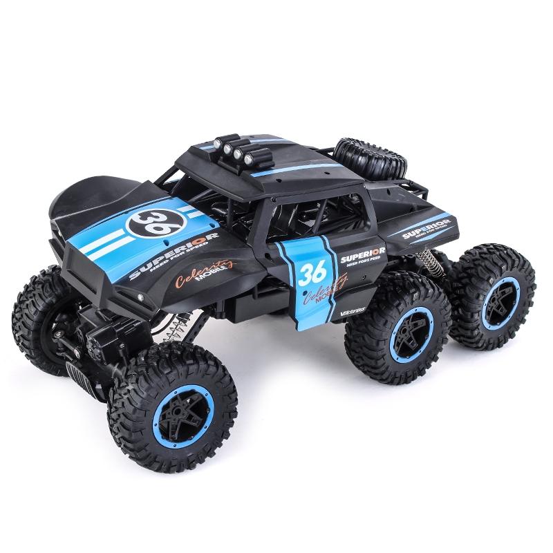 6-drive 2.4g Rc Off-road Car - Remote Control Vehicle - Green 9