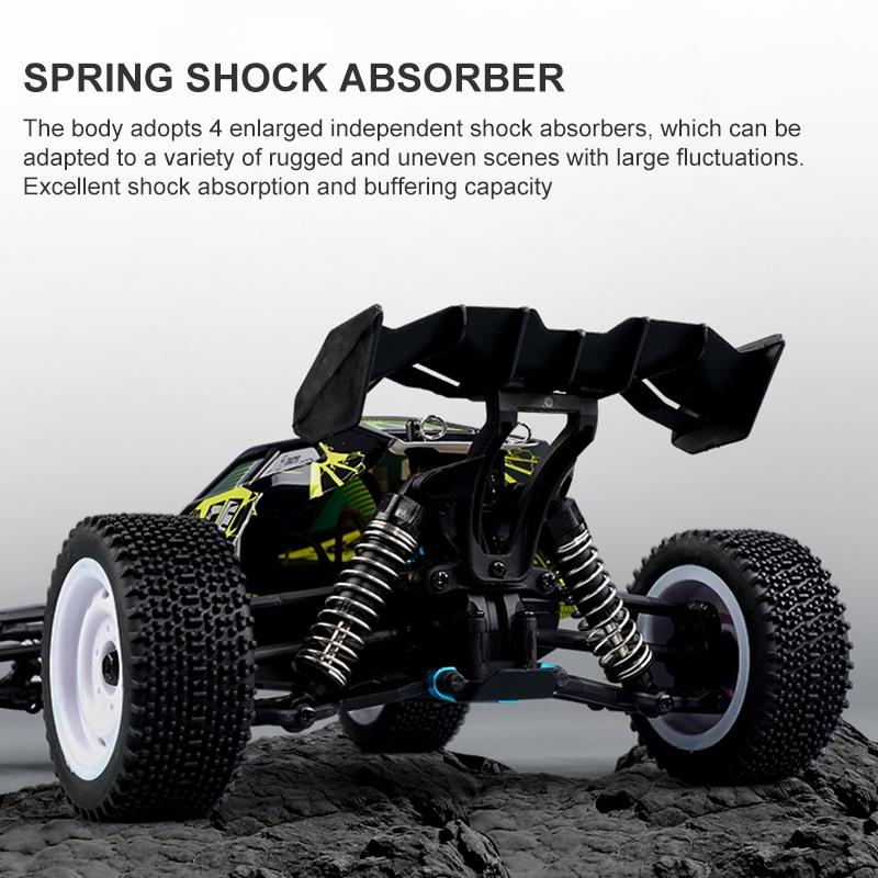 Green 1 16 2.4g Rc Off-road Racing Car Toy - Electric 4wd 5