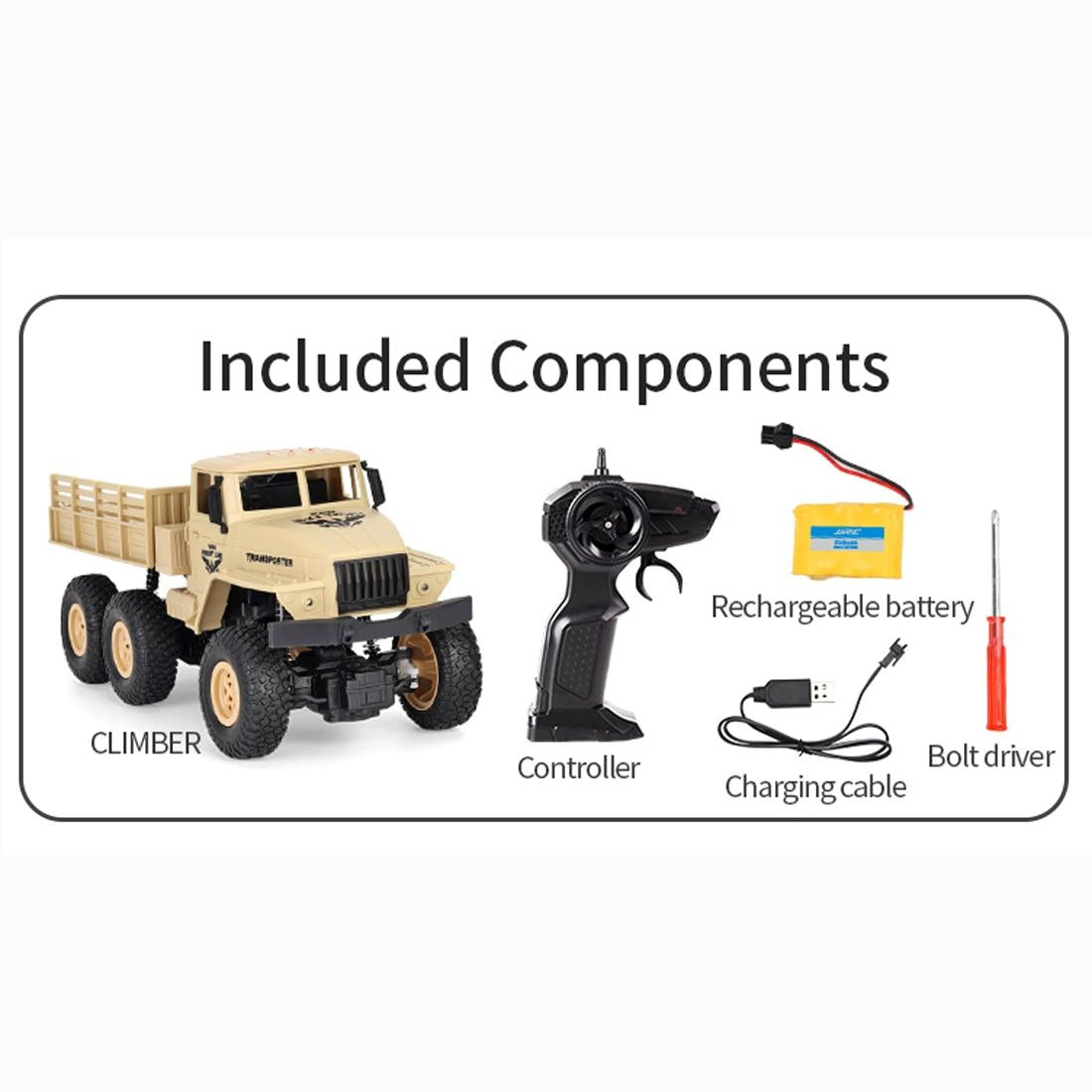 2.4ghz 4ch Remote Control Dongfeng 7 Six-wheeled Armor Truck Toy - Green 4
