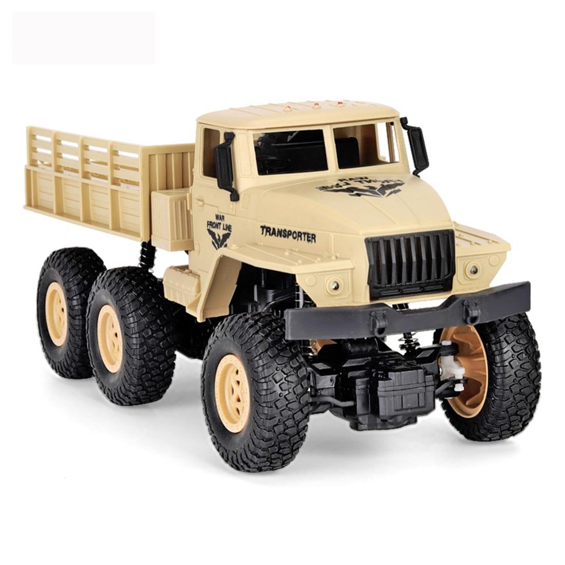 2.4ghz 4ch Remote Control Dongfeng 7 Six-wheeled Armor Truck Toy - Green 13