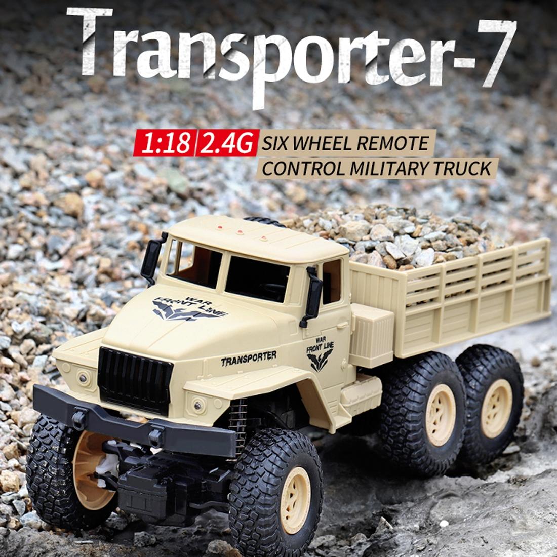 2.4ghz 4ch Remote Control Dongfeng 7 Six-wheeled Armor Truck Toy - Green 14