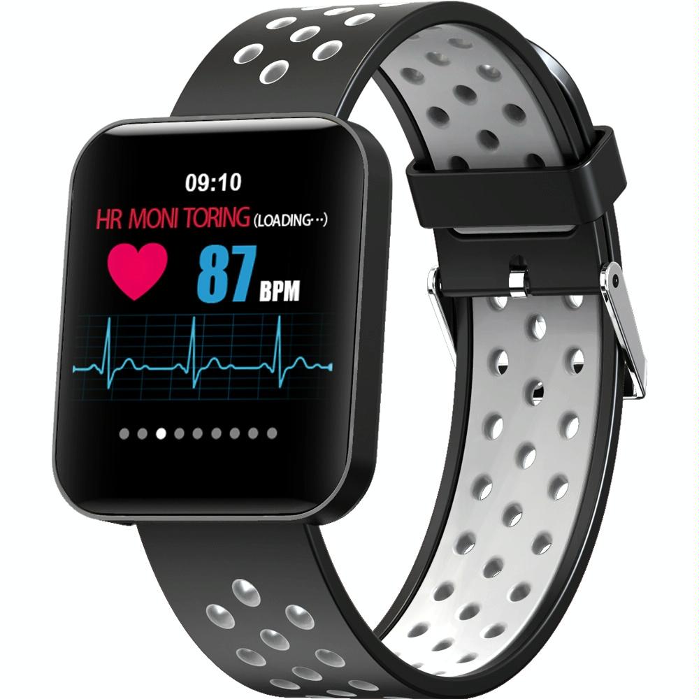 Waterproof Smart Bracelet With Tft Screen And Health Monitoring - Green 13