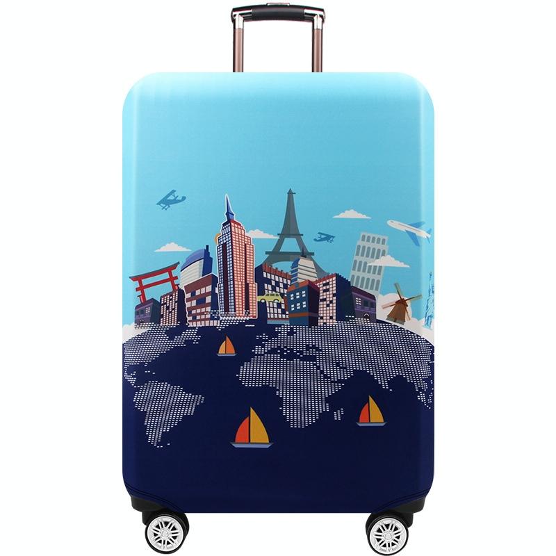Medium Elastic Luggage Cover - Thick Wear-resistant Anti-dust Protection - Paris Tower 11