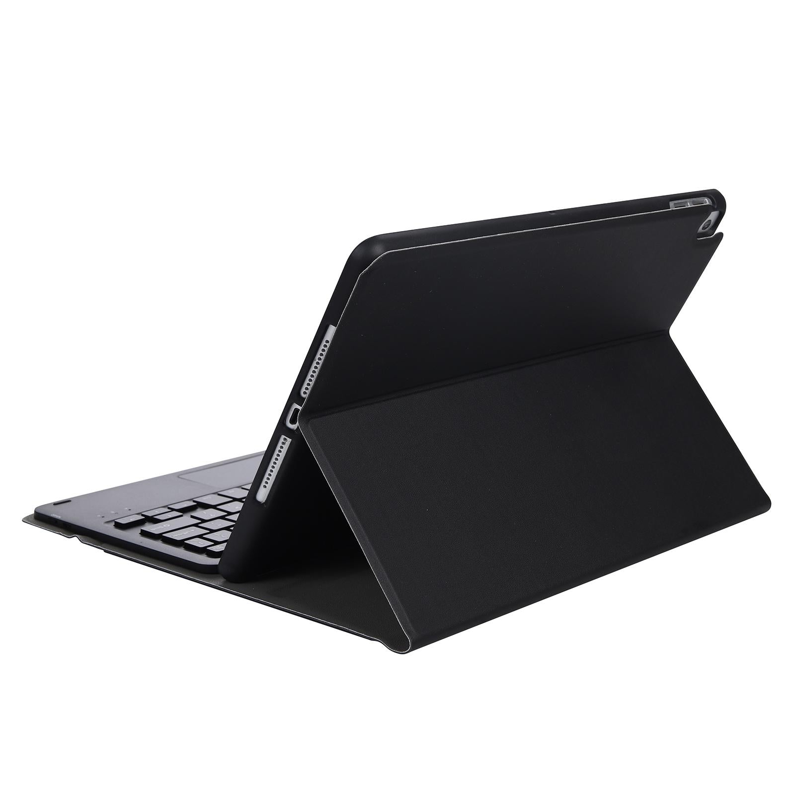 Bluetooth Keyboard Leather Case For Ipad Pro 10.5 With Touch Control - Lambskin Texture Compatible With 10.2 2021 & 2020 & 2019 / Air 3 - Dark Green 11