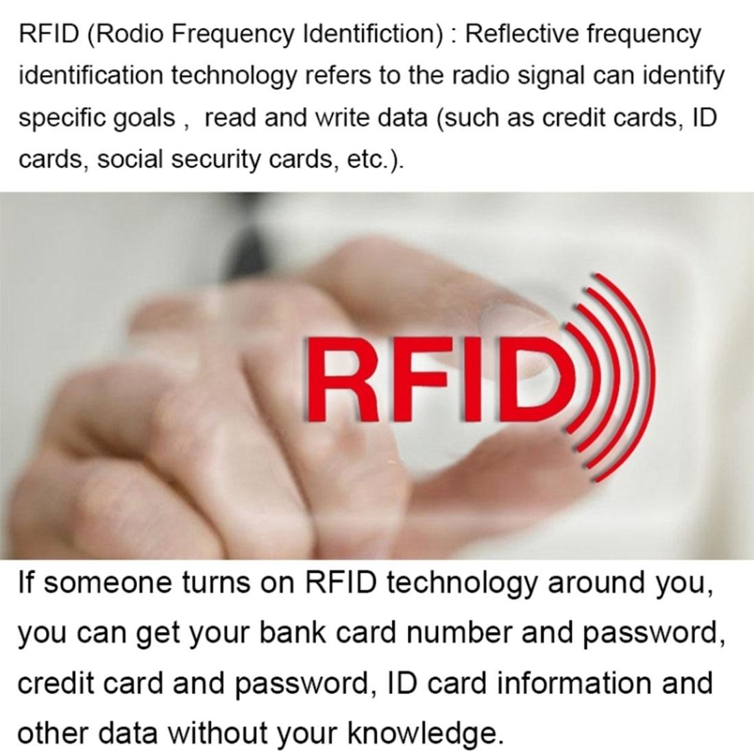 100-piece Rfid Blocking Card Holder - 9x6.3cm Aluminum Foil - Green 6